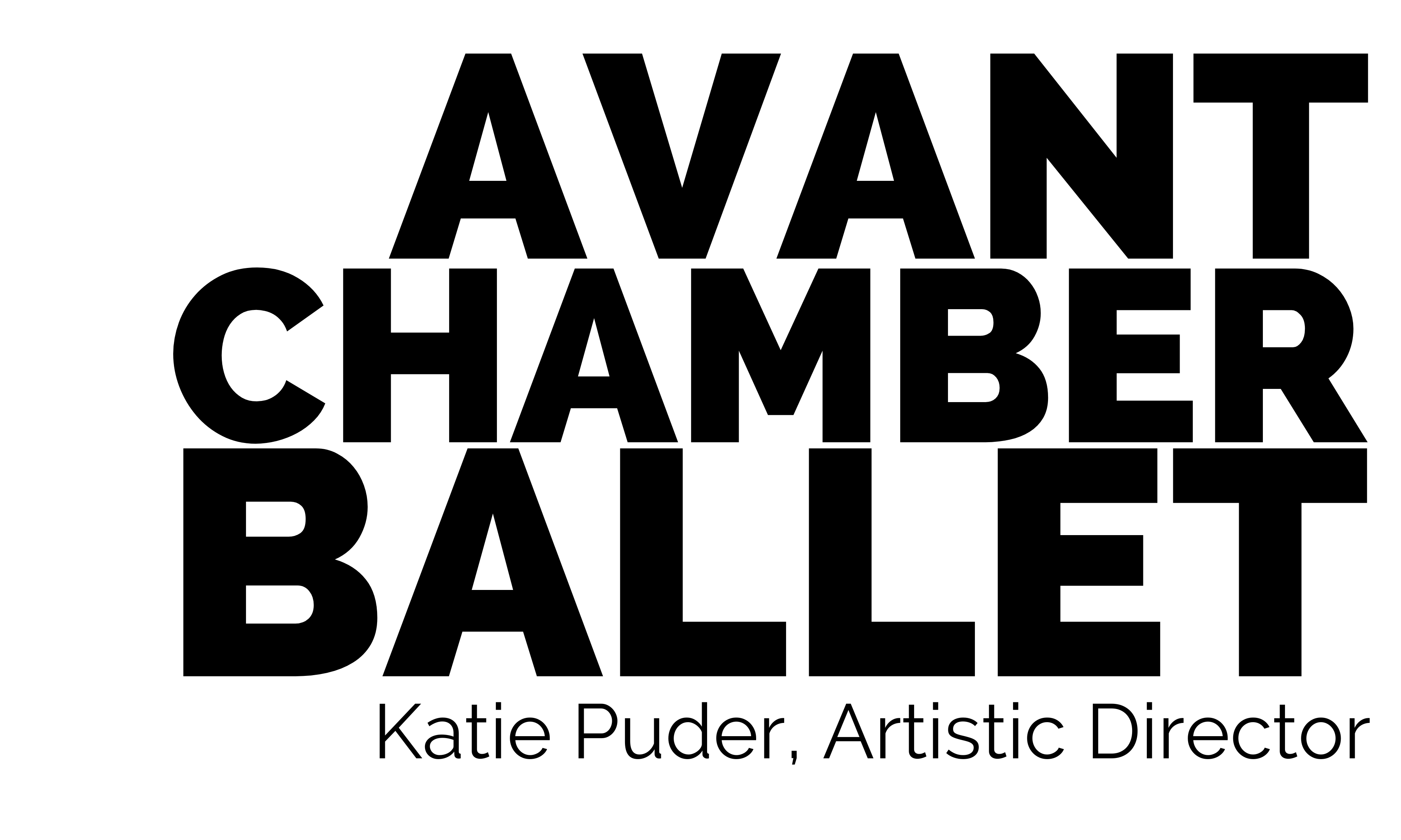 Avant Chamber Ballet Logo Black With Director 2